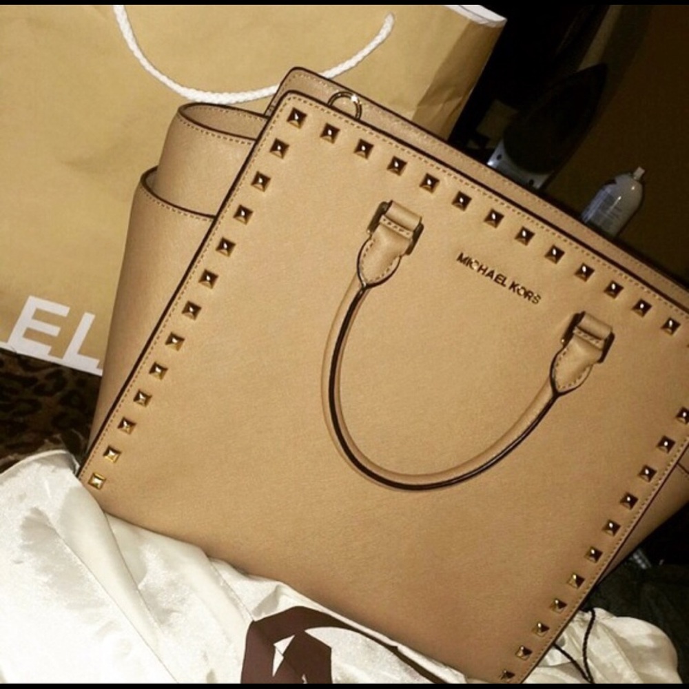 Xl studded Michael kors purse
